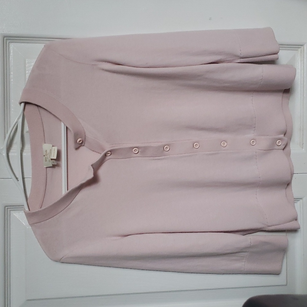 Kate Spade pale pink long sleeve shirt